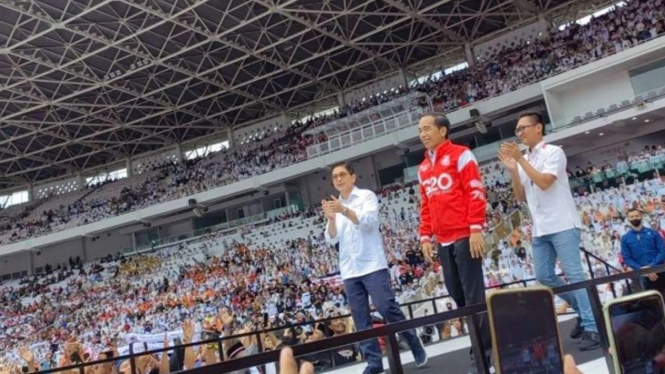 Jokowi hadiri acara Relawan di GBK