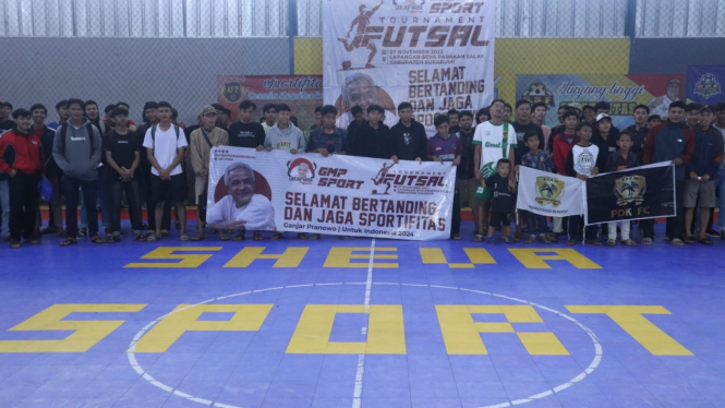 Pertandingan Futsal GMP di Sukabumi