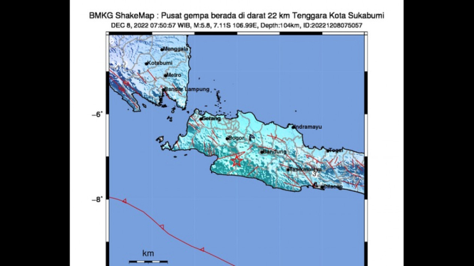 Gempa guncang Sukabumi