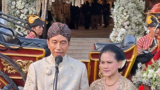 Presiden Jokowi dan Iriana