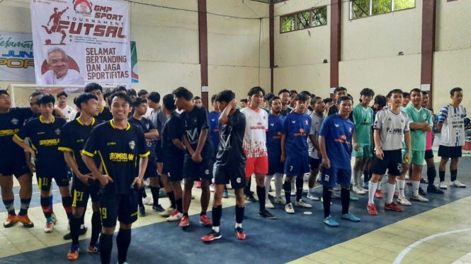 Relawan Ganjar Muda Padjajaran Gelar Olahraga Futsal
