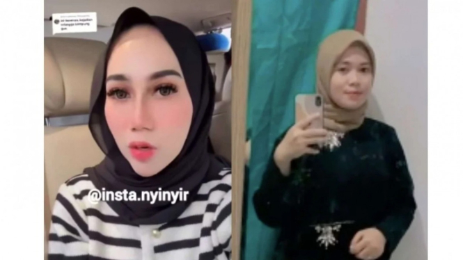 Norma Risma (kanan) dan atasannya (kiri)