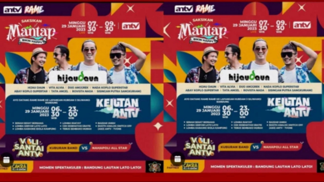 Poster Kejutan ANTV di Bandung