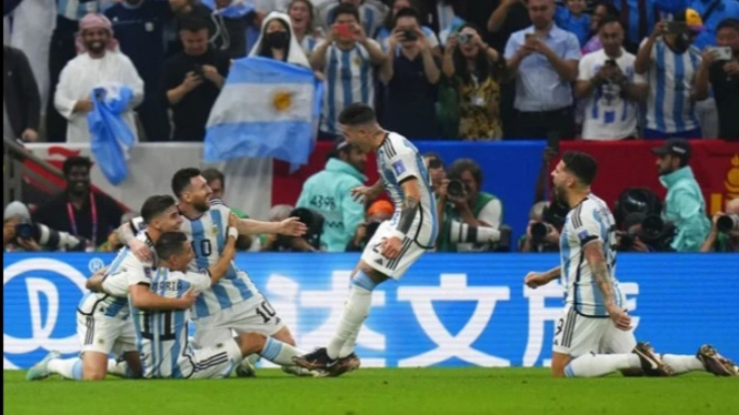 Lionel Messi dan tim argentina