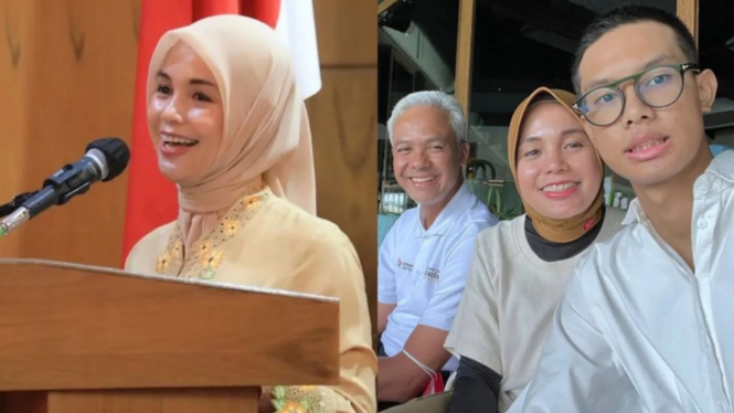 Siti Atikoh dan Ganjar Pranowo