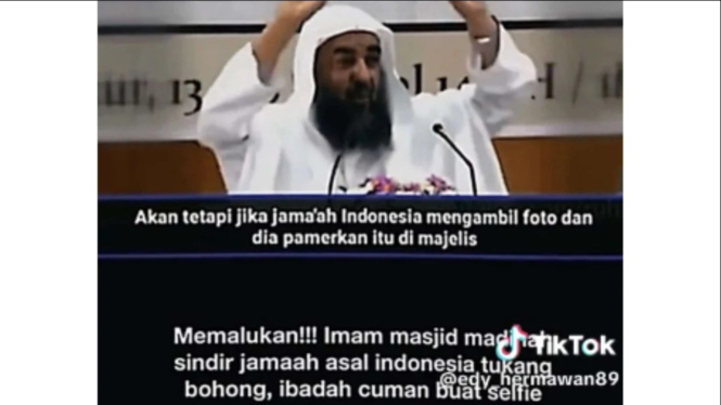 Imam di Masjid Madinah sindir jemaah Indonesia yang suka selfie