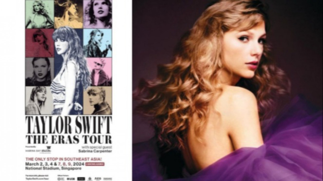 Taylor Swift Akan Gelar Konser Di Singapore Dari 3 Hari Jadi 6 Hari!