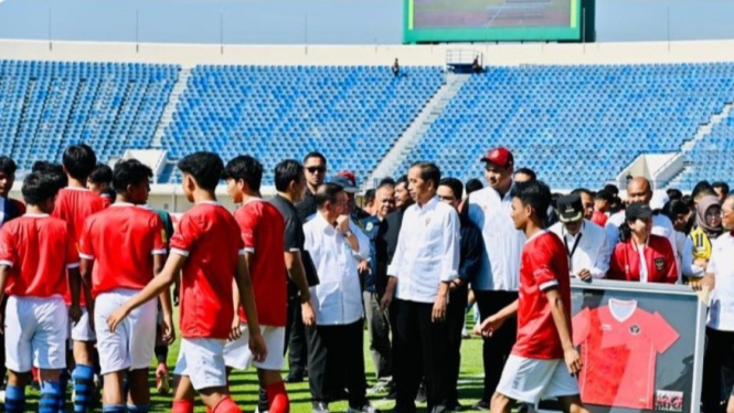 Jokowi Pantau Seleksi Timnas U-17