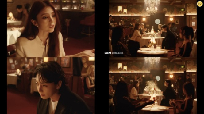 Potret Han So Hee di MV Lagu 'Seven' Milik Jungkook BTS