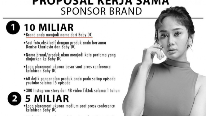 Heboh! Denise Chariesta Pasang Harga Endorsement Rp 10 M