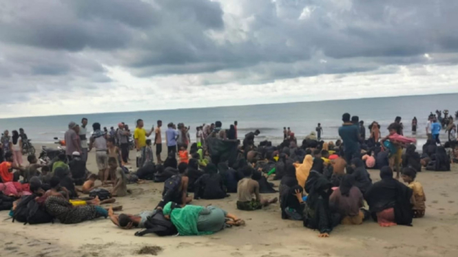 Imigran Rohingya Mendarat di Aceh Utara, Kamis, 16 November 2023