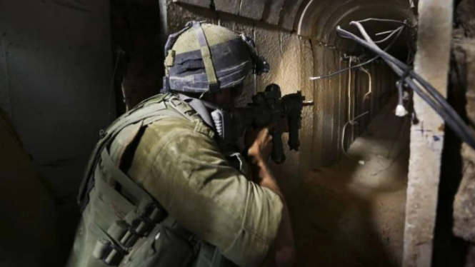 Tentara Israel Masuk ke Terowongan Hamas di Gaza