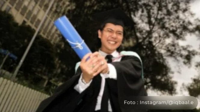 Iqbal Ramadhan lulus kuliah di Monash University.