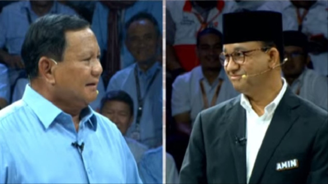 Prabowo Subianto dan Anies Baswedan