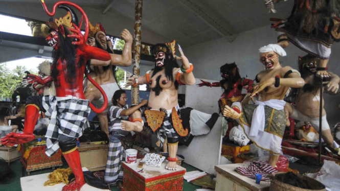 Persiapan Umat Hindu rayakan Hari Nyepi (Foto ilustrasi).