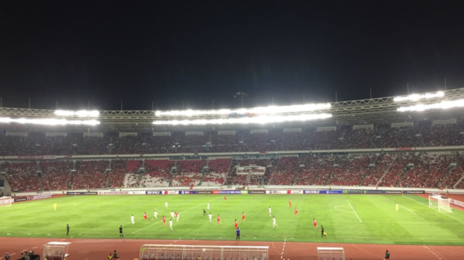 Timnas Indonesia vs Vietnam di GBK, Jakarta.