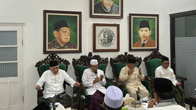 Silaturrahmi Prabowo Subianto ke Ponpes Tebuireng, Jombang.