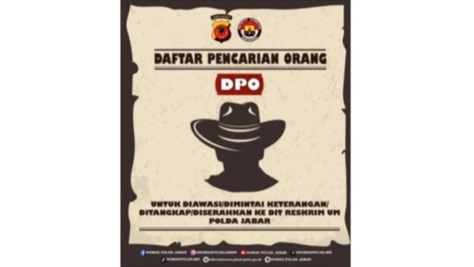 DPO pembunuhan Vina Cirebon.