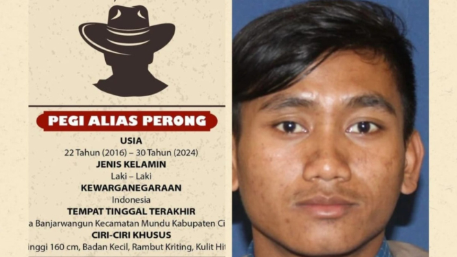 Pegi alias Perong pelaku pembunuhan Vina.