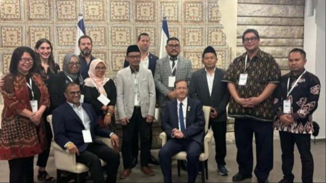 5 tokoh NU bertemu Presiden Israel.