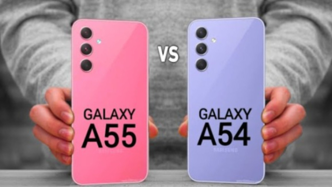 Samsung Galaxy A54 dan A55