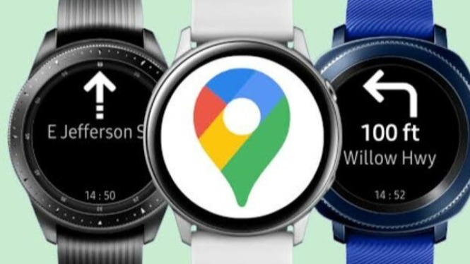 Fitur Maps di Smartwatch Wear OS