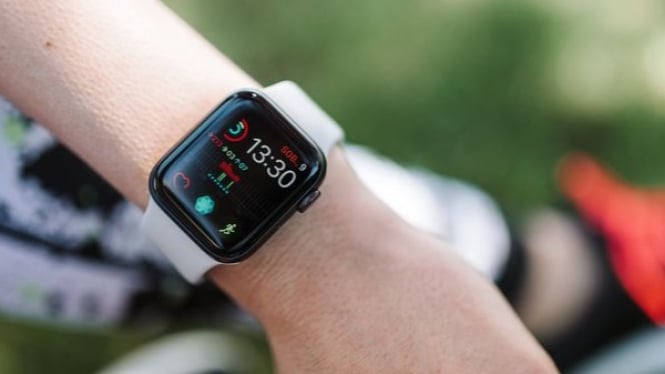 Apple Watch digunakan saat berolahraga