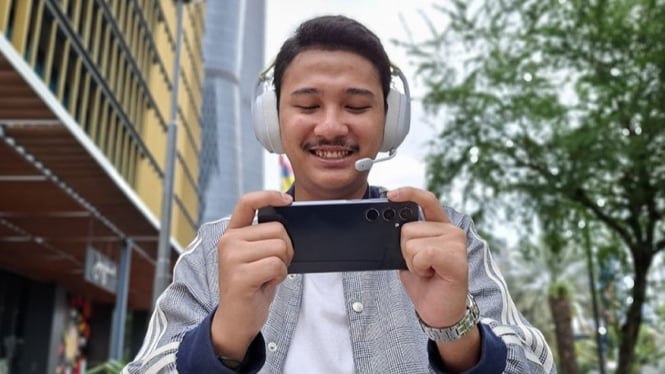 Senang bermain game menggunakan Samsung Galaxy A55 5G