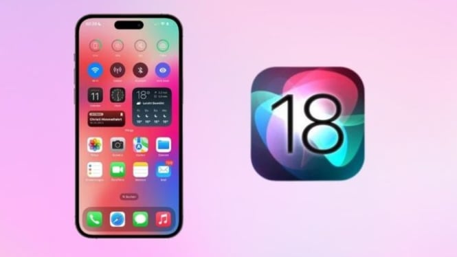 iOS 18 pada iPhone terbaru