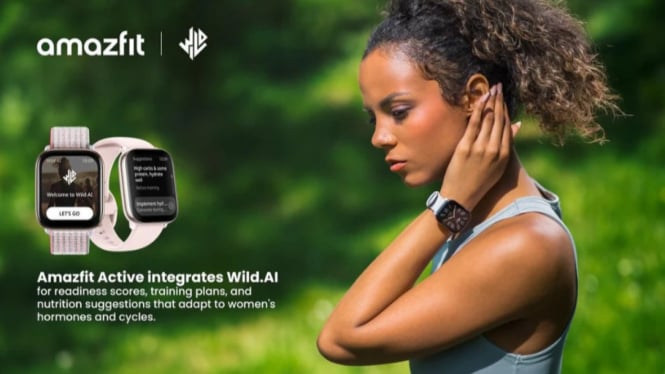 Amazfit terintegrasi dengan Wild.AI