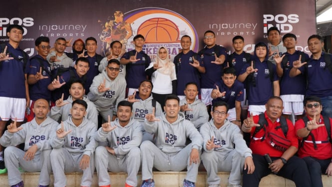 Pos Indonesia di Turnamen Basket dan Tenis Lapangan Antar BUMN