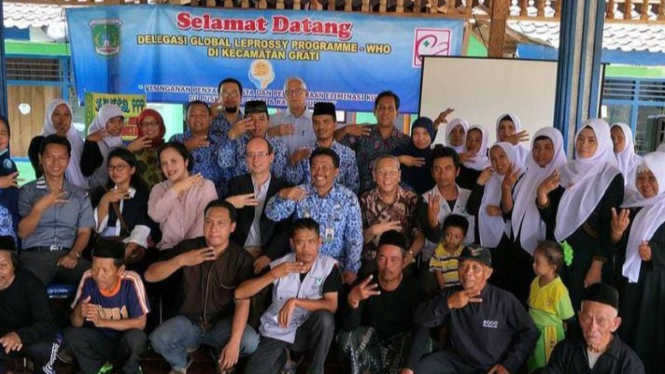 Kujungan WHO dan Kemenkes dalam Delegasi Global Leprossy Programme