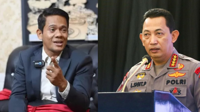 Ketua APSI Jatim, Sulaisi Abdurrazaq dan Kapolri Jenderal Listyo Sigit Prabowo