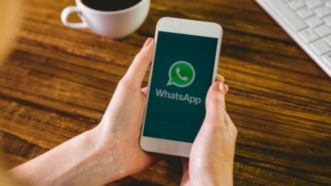 Ilustrasi WhatsApp Pada iPhone