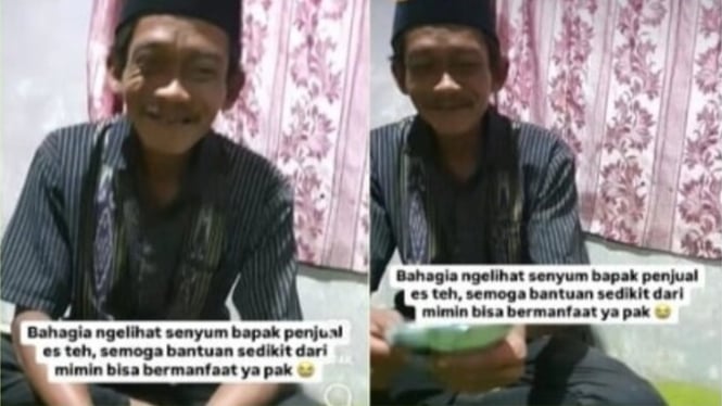 Bapak Sunhaji Terima Donasi