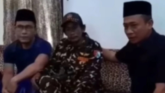 Sunhaji diangkat jadi anggota Banser.