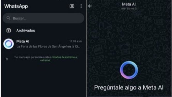 Meta AI di WhatsApp