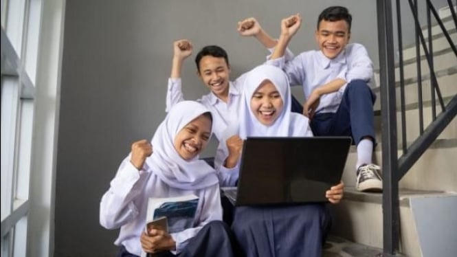 Ilustrasi siswa SMA yang akan masuk perguruan tinggi