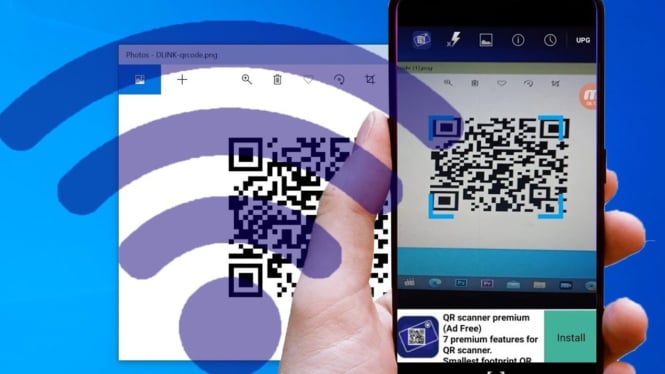 Cara Praktis Scan Wifi Pakai Barcode