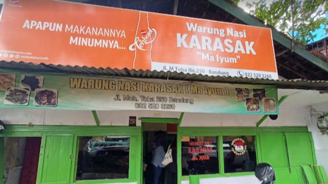 Menu Warung Nasi Karasak