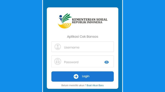 Aplikasi cek bansos