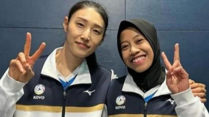 Kim Yeon-Kyung dan Megawati Hangestri