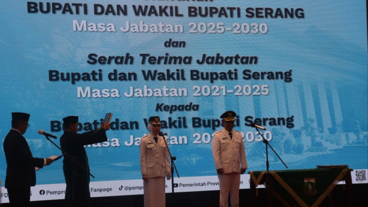 Pelantikan Bupati Serang 2024-2029