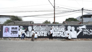 Lewat Mural dan Grafitti, Relawan Ganjar Untuk Semua 'Eratkan' Sosok Ganjar Pranowo dengan Rakyat