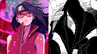Kisah Sarada Melawan Klon Shinju Mirip Ayahnya, Bertarung Habis-habisan atau Pasrah!