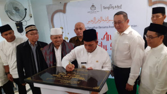 Telan Biaya Rp2,5 Miliar, Begini Tampilan Masjid Tertinggi di Tangerang