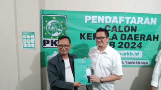 Erlangga Yudha Nugraha Kembalikan Formulir Ke PKB, Serius Maju Pilkada Kota Tangerang