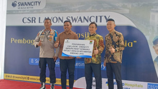 Ratusan Lansia Terima Bansos Sembako Hingga Cek Kesehatan Gratis di Kabupaten Tangerang