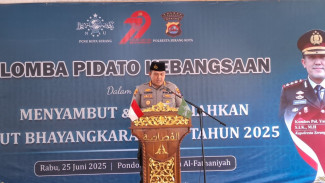 Lomba Pidato Kebangsaan Digelar, Polresta Serang Kota dan PCNU Tanamkan Semangat Nasionalisme ke Pelajar