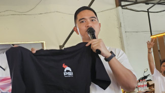 Kaesang Pamerkan Logo Baru PSI di Brebes